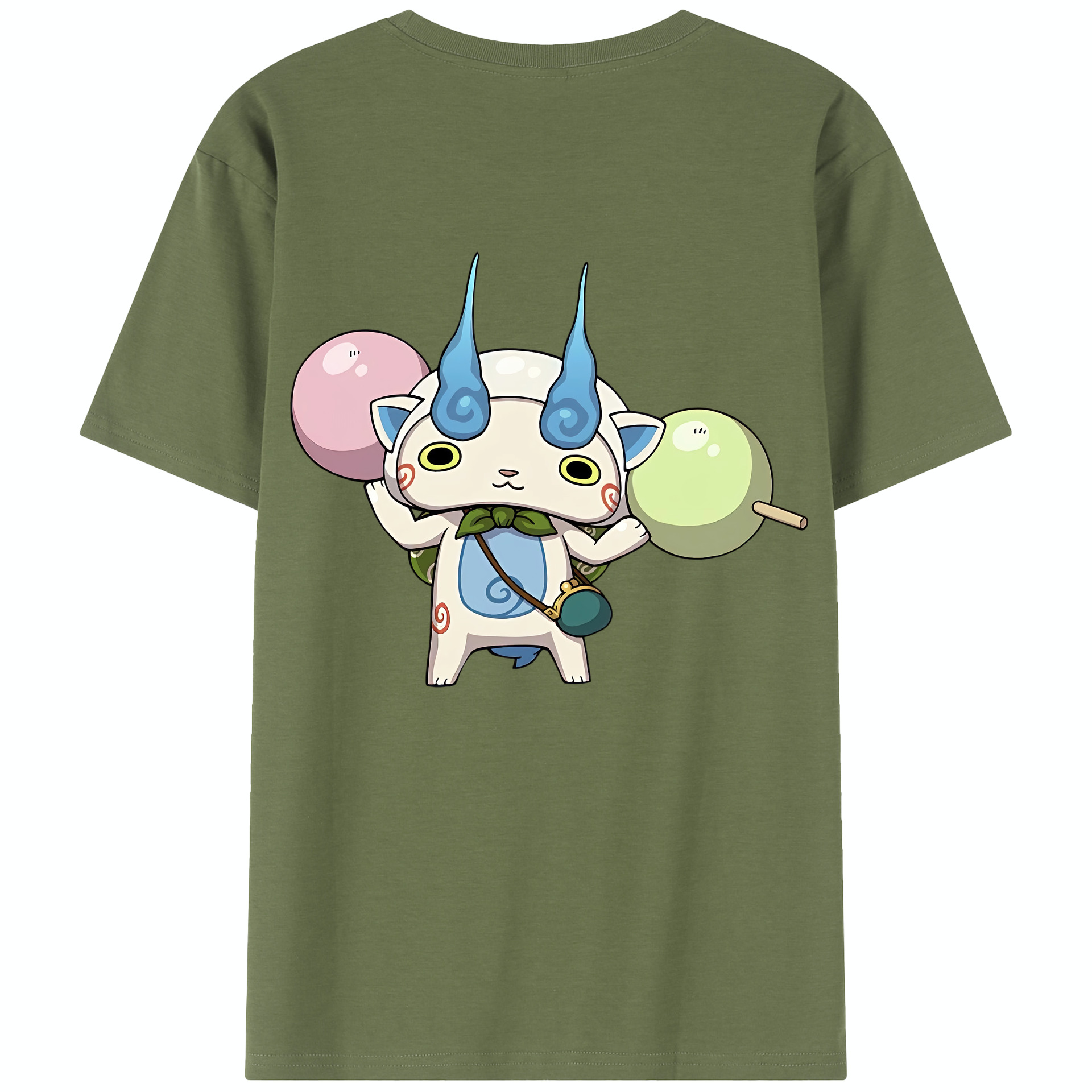 （画像用） 妖怪ウォッチ Yo-kai Watch 綿100％半袖Tシャツ（背面プリント）